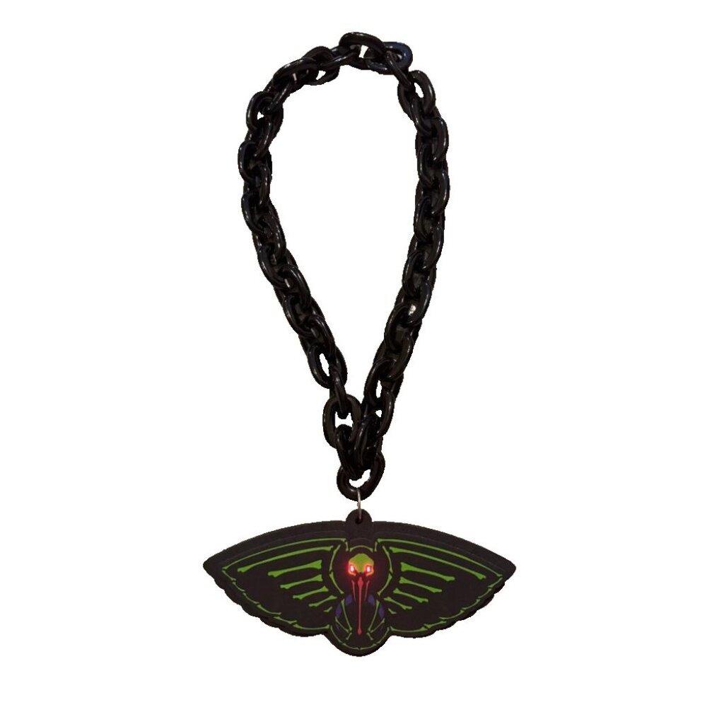 New NBA NEW ORLEANS PELICANS (Skelicans) Gameday BIG Fan Chain BLACK Light Up